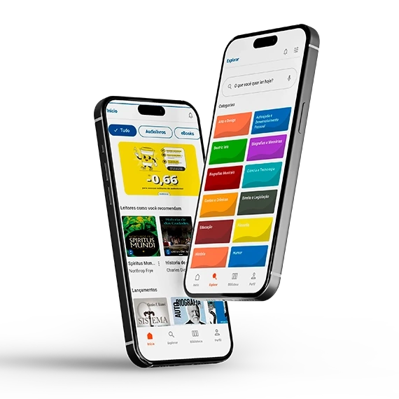 mockup do aplicativo tocalivros